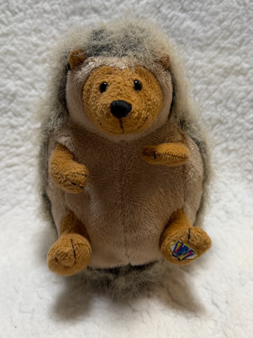 Vintage Ganz Webkinz Cheektowaga Plush Furry Fuzzy 8” Hedgehog Model HM130